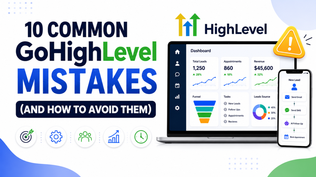 10 Common GoHighLevel Mistakes (and How to Avoid Them)